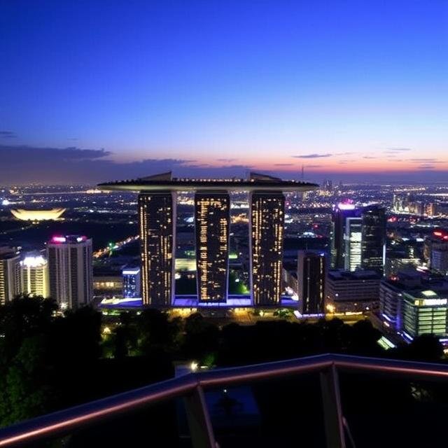 Nighttime Experience at Sky Gardens