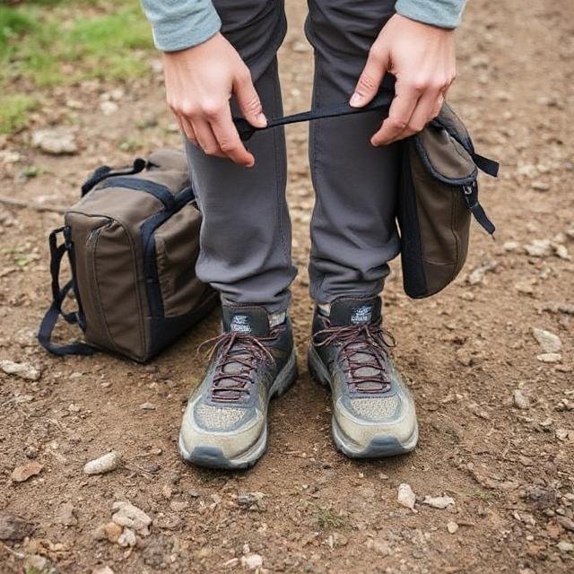 Not Packing Proper Walking Shoes