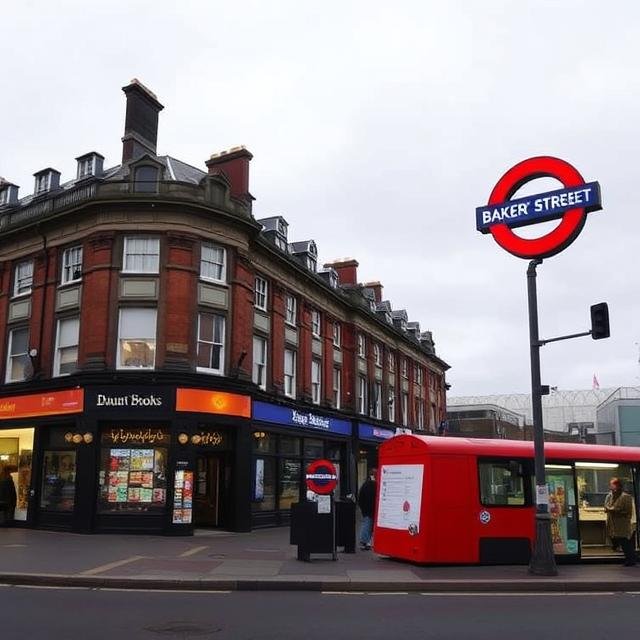 Daunt Books & Baker Street Tube Station