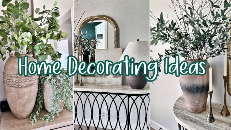 Home Decorating Ideas 2025 / Earthy Home Styling Ideas